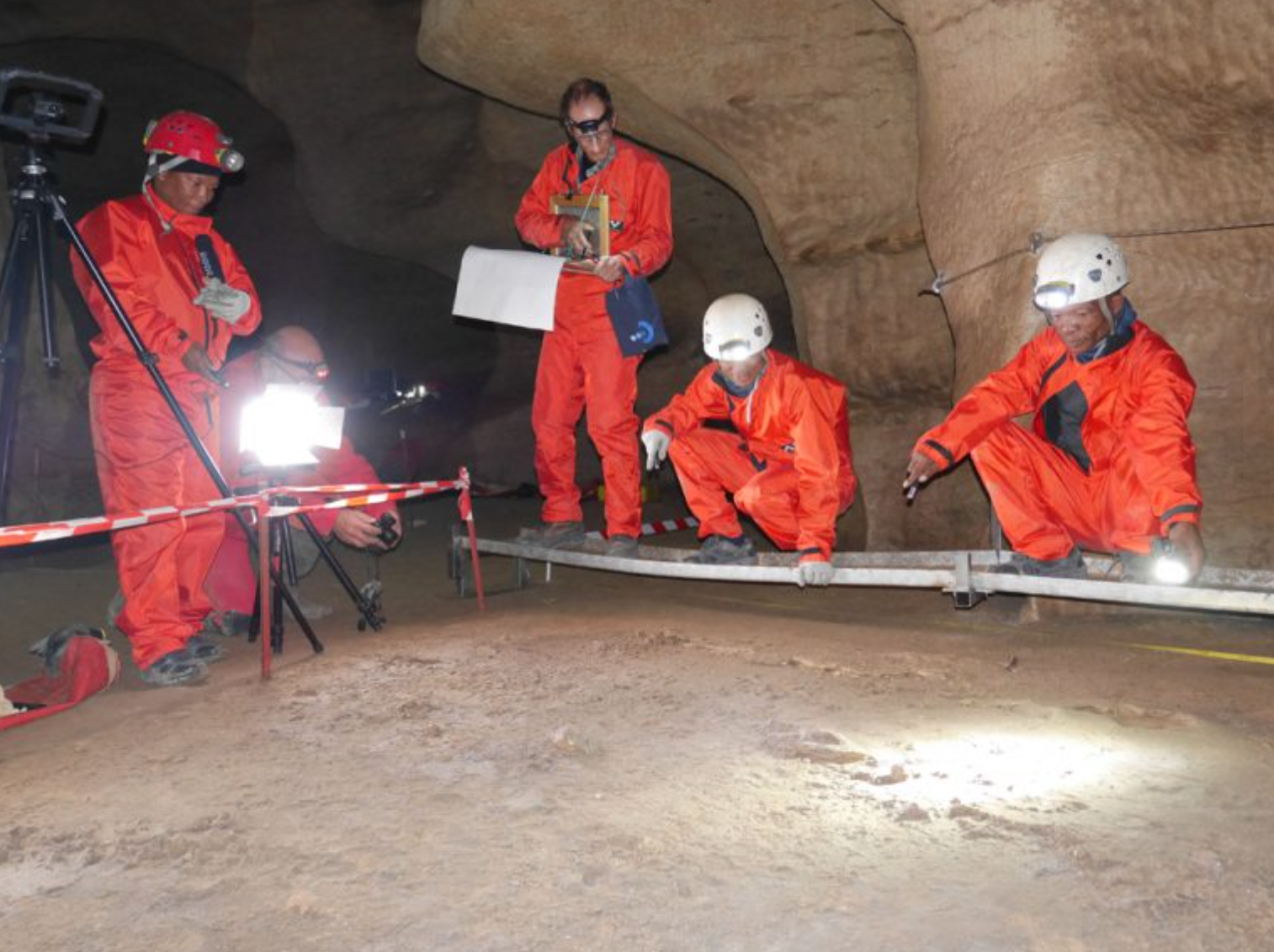 Studies of the footprints in Aldène